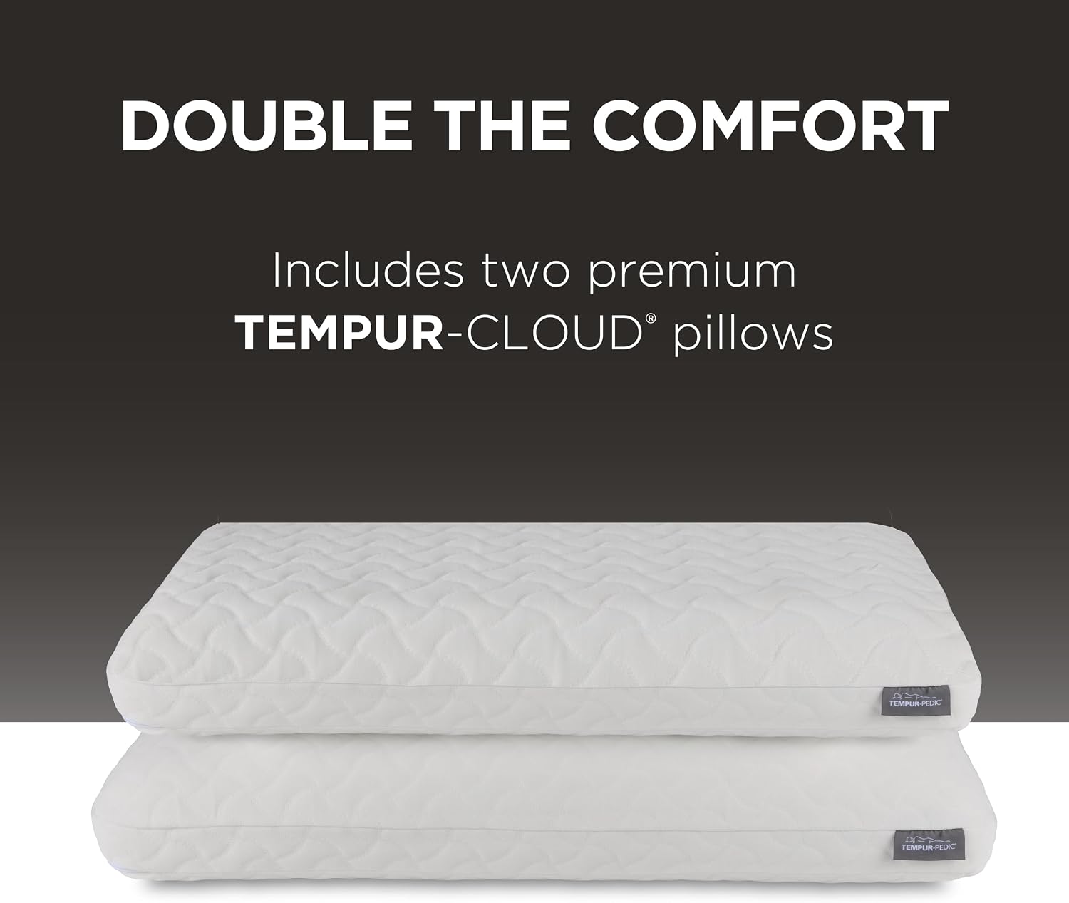 Tempur-Pedic TEMPUR-Cloud® Pillow, King - 2-Pack