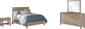 Coaster Home Furnishings - Solano - Wood - 4-Piece Bedroom Set with Arched Frame, Dual USB Ports and Upholstered Headboard - Bedroom - California King Size - Weathered Mango - 222521KW-S4