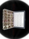 Grade 8 Nuts, Bolts & washers Assortment Fine & Coarse Thread Metric & Inch Multi-Purpose Comprehensive Hardware Fastener Assortment Kit Cit00573Riv
