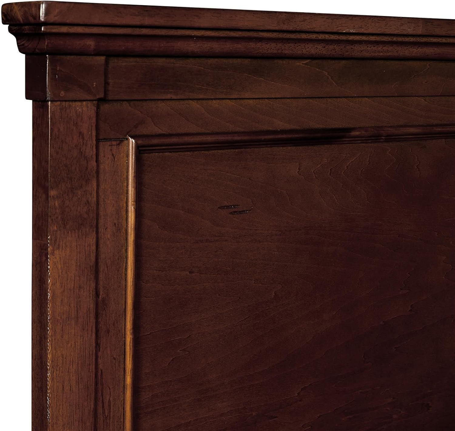 New Classic Furniture Tamarack 5/0 Solid Wood Queen Bed in Burnished Cherry