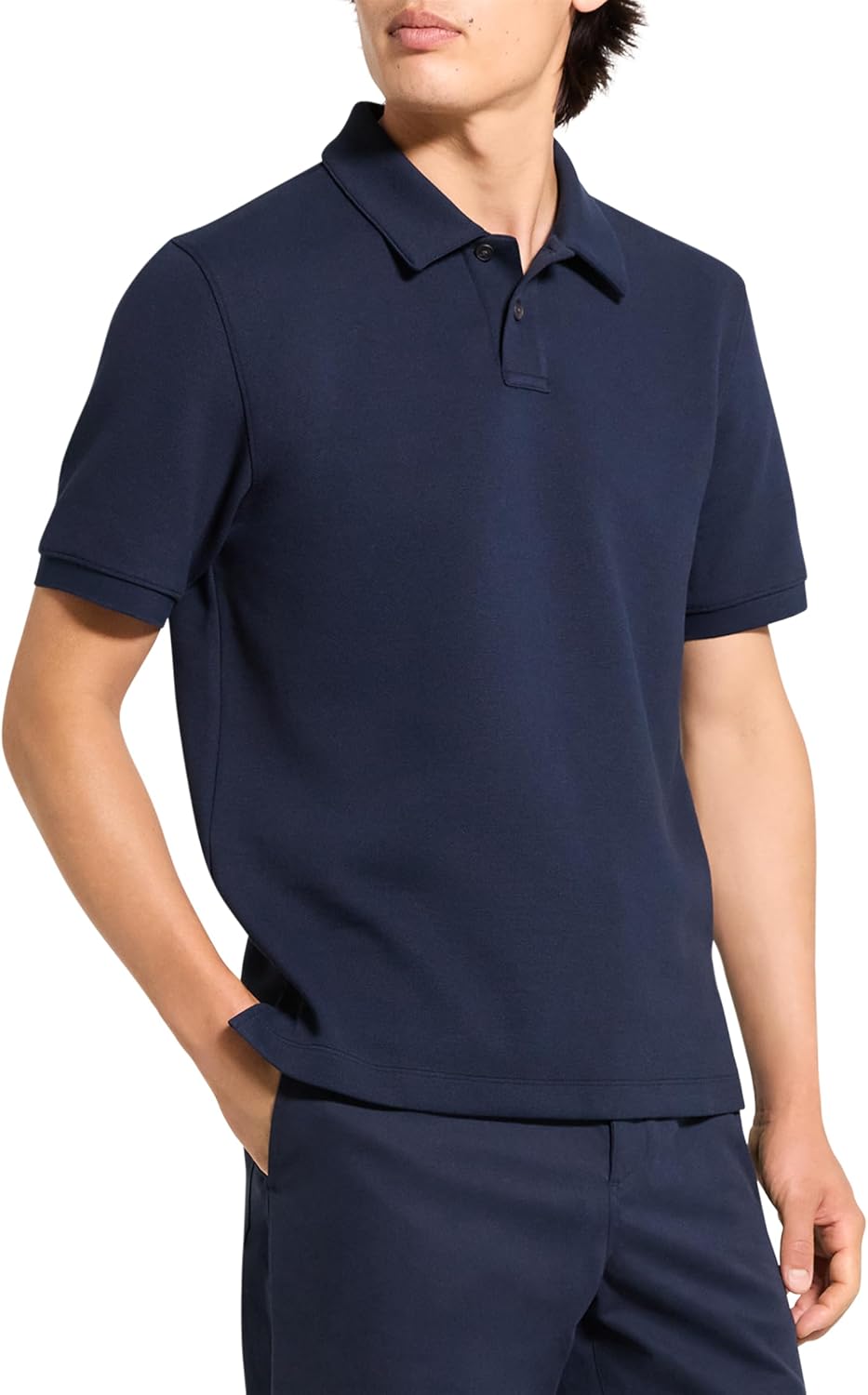 Theory Men's Delroy Polo in Double Pique Jersey