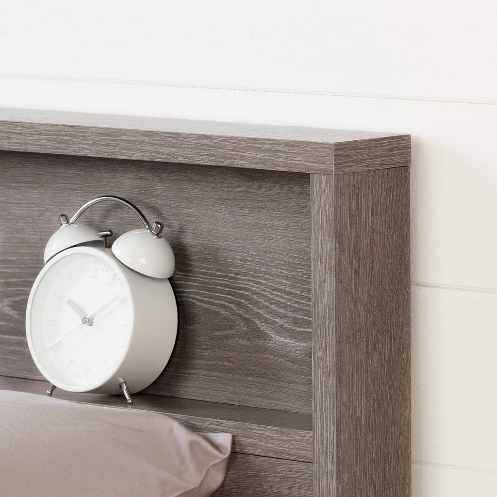 South Shore Holland Headboard (54/60''), Full/Queen, Natural Walnut