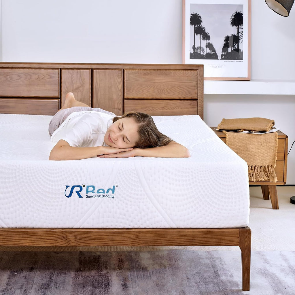 Queen Size Mattress, 8 Inch Memory Foam Queen Bed Mattresses in a Box, Non Toxic Mattress Breathable Comfortable for Pressure Relief, Fiberglass Free, CertiPUR-US,120 Nights Trial