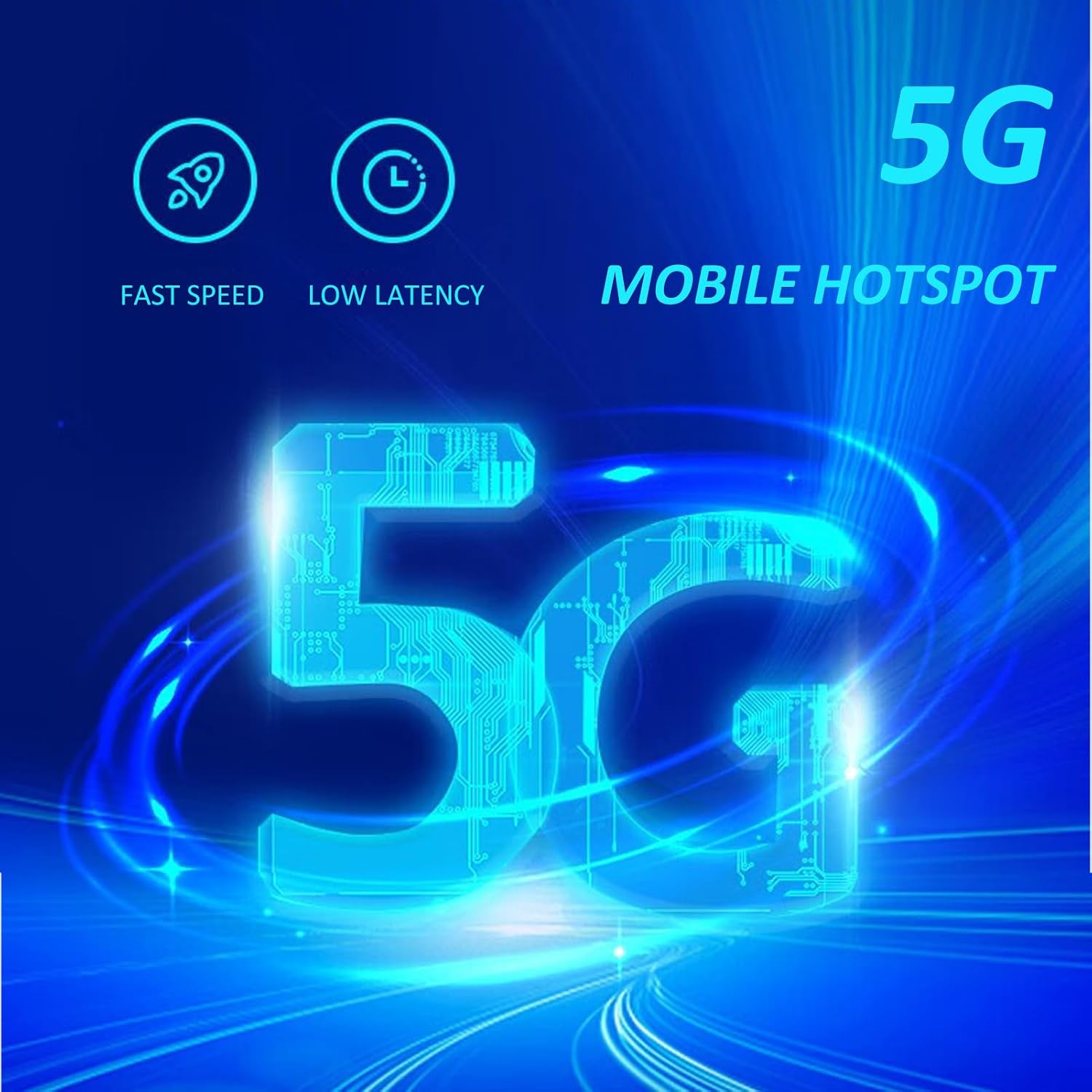 5G Mobile Hotspot, WiFi 6 2.4GHz 5.8GHz Portable Router with Sim Card Slot, 16 Connected Devices, IP67, 7100mAh, Touch Screen, Pocket Hotspot for Travel