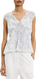 Theory Women's Sl Rchd V Top