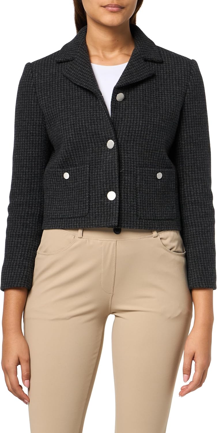 Theory Women's Boxy Crop Patch.ck F