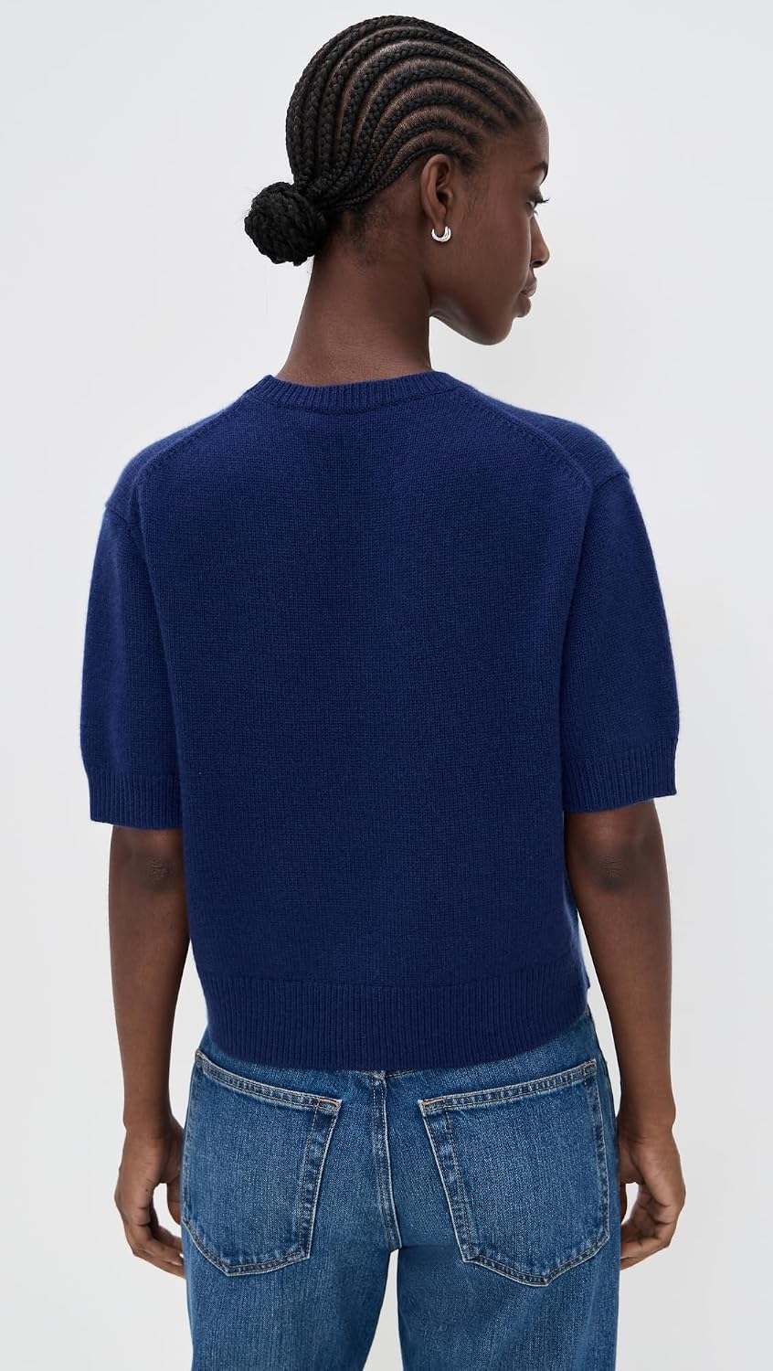 Theory Women's Crop Cashmere Tee