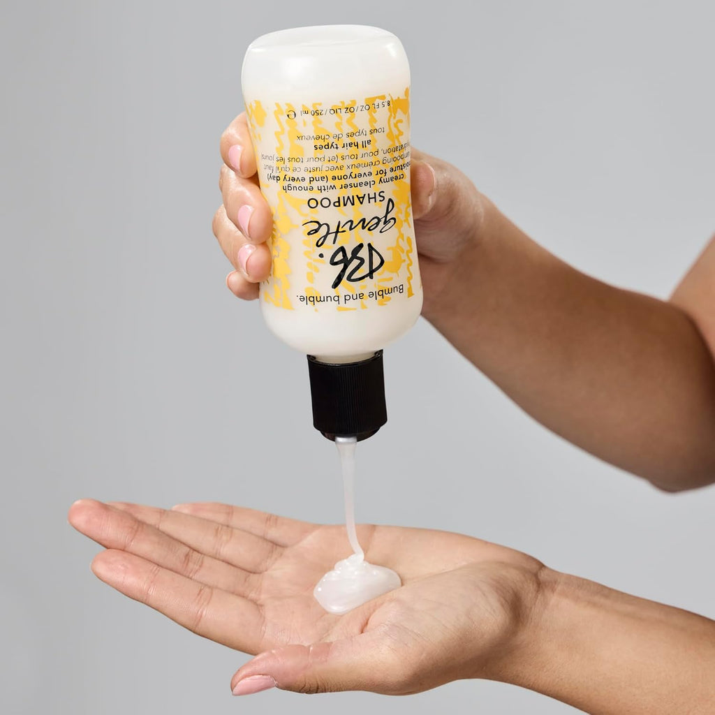 Bumble and bumble. Gentle Hydrating Shampoo For Every Day | Adds Moisture + Shine | For Normal to Dry Curly, Wavy, Straight Hair Types | With Glycerin + Avocado Oil
