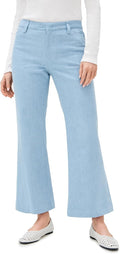 Vince Women's Mid Rise Cropped Flare Twill Pants