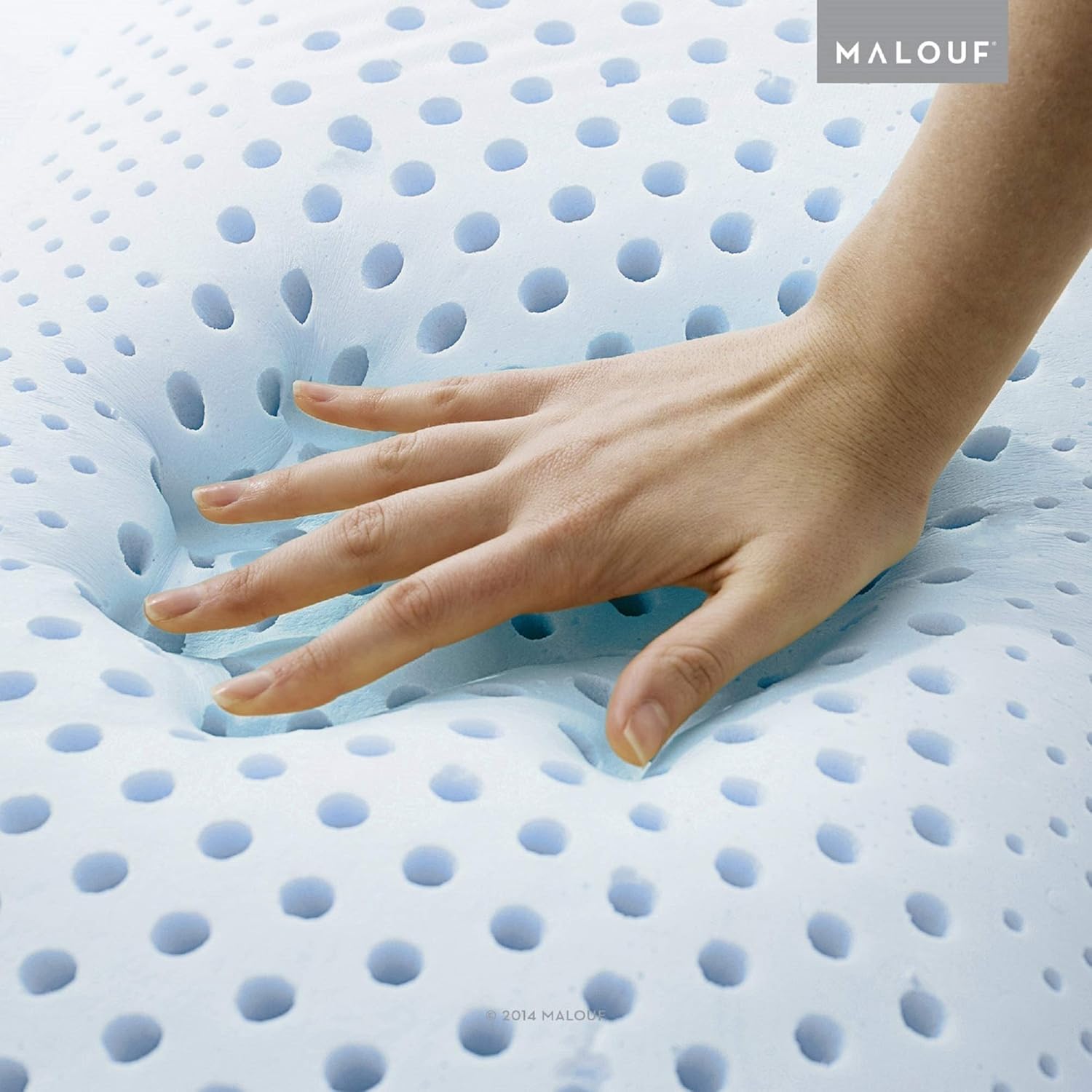 Z ZONED GEL DOUGH Gel-Infused Memory Foam Bed Pillow - 5-year Warranty - King - High Loft