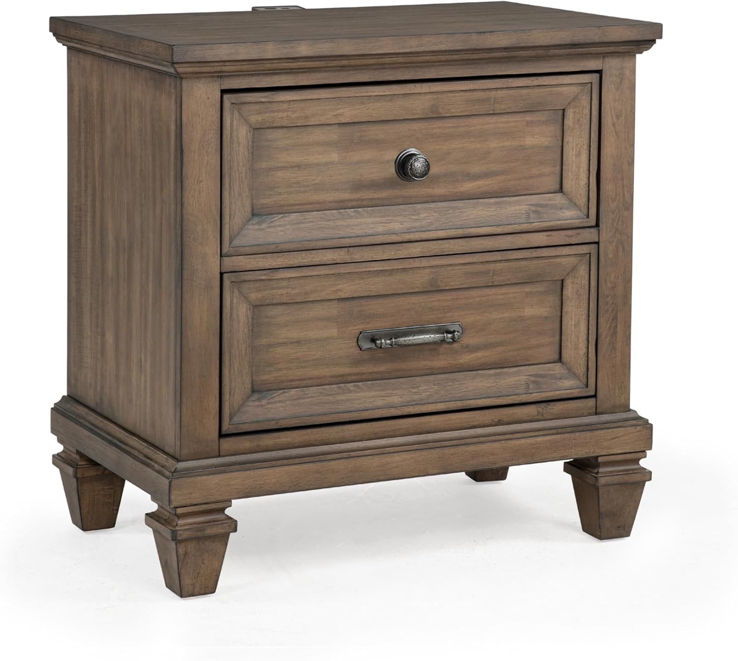 New Classic Furniture Mariana 5-Piece Wood Queen Bedroom Set, Vintage Mocha
