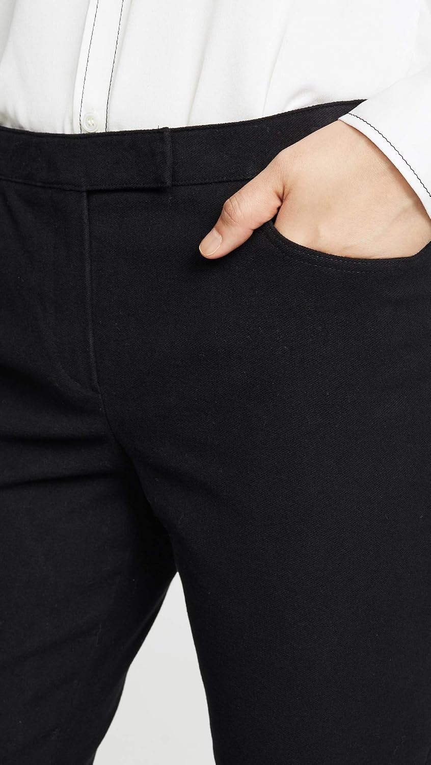 Theory Women's Crop Pants, Black, 2