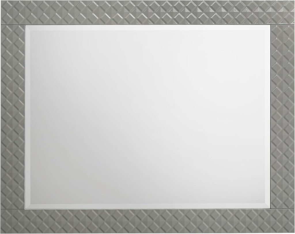 Coaster Home Furnishings Ives Contemporary 5-Piece Bedroom Set Queen Size LED Panel Bed Frame 57-inch Headboard Grey High Gloss 224971Q-S5