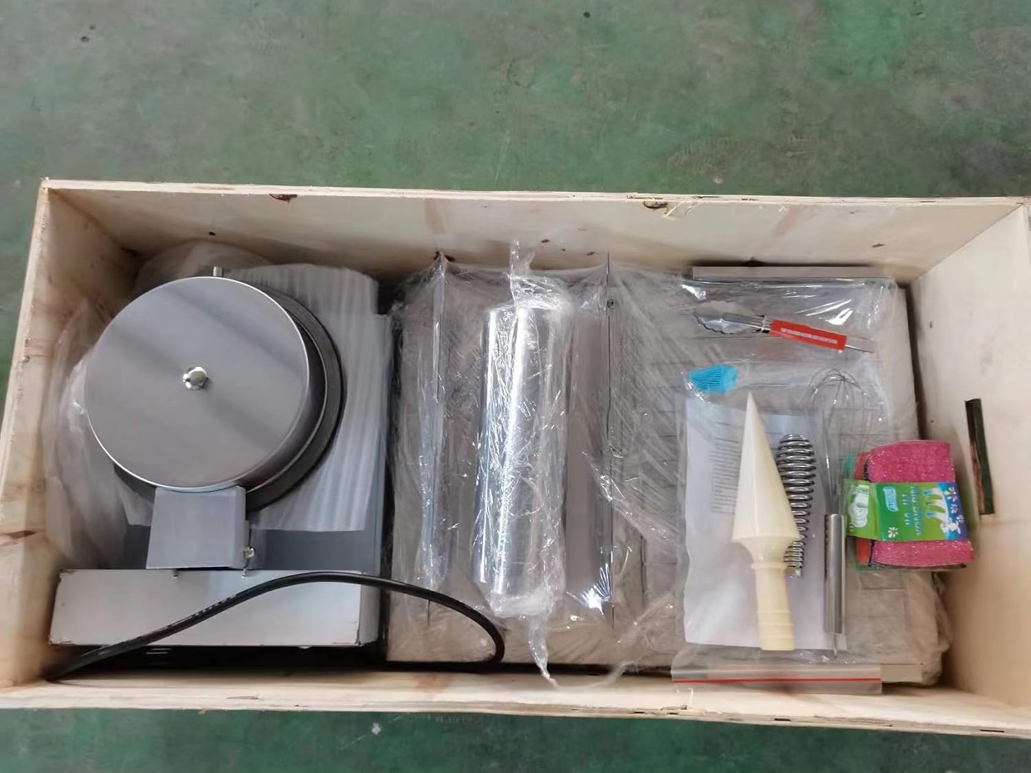 Kolice Commercial Taco Rolling Machine/taco maker/taco machine/no-stick waffle machine/Cucina Pro Tortilla Maker/Flour Corn Taco machine/tortilla maker machine with taco holder