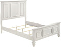 Coaster Home Furnishings Sandy Beach Coastal 5-Piece Bedroom Set Queen Size Panel Bed Frame 63-inch Headboard Cream White 201301Q-S5