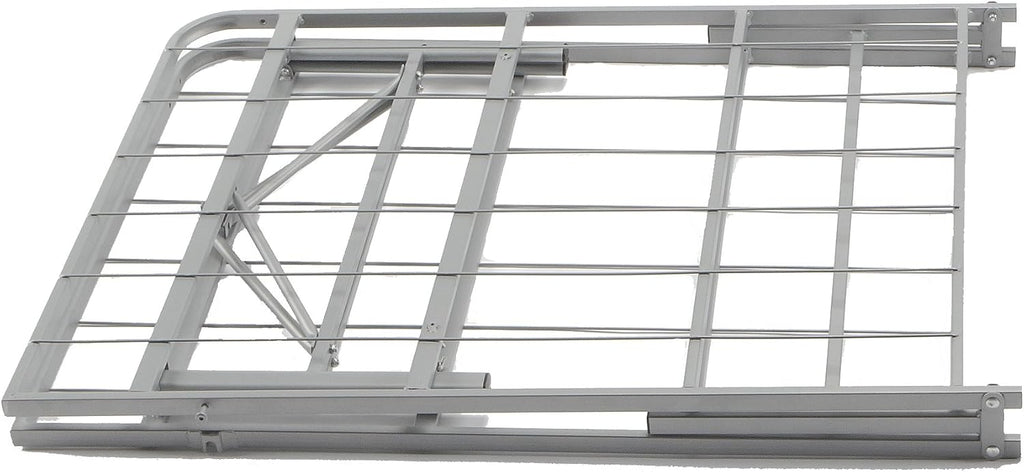 Mantua Premium Platform Bed Base in Silver, Replaces Box Spring and Bed Frame