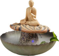 Tabletop Fountains, Water Fountain Indoor, Buddha Statue for Home/Indoor/Outdoor, Buddha Decor & Gifts, Buddah, Buda, Budda, Buddhas, Chinese Decor & Gifts, Feng Shui