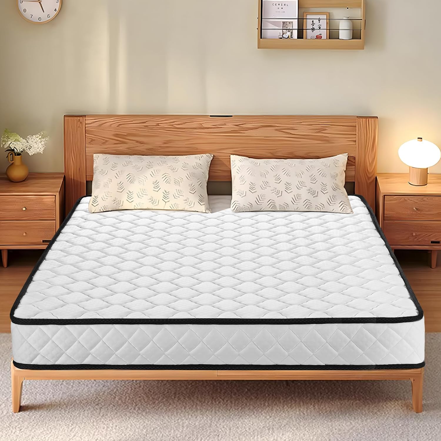 Queen Mattress in a Box, 6 inch Memory Foam Mattresses, Medium Firm Double Sided