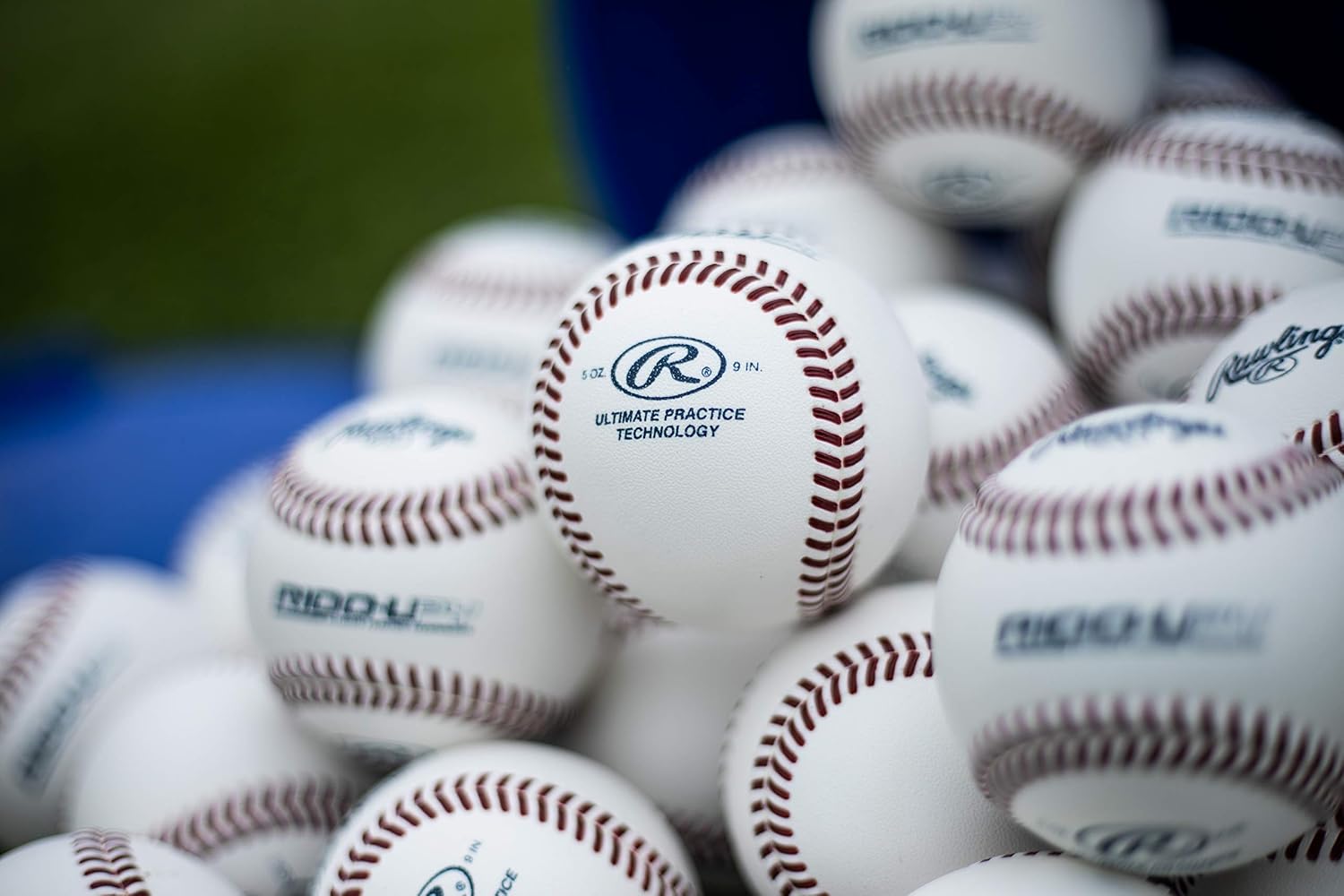 Rawlings | Ultimate Practice Baseballs | Youth/High School/College | Added Lifespan + Weather Resistant | Dozen & Bucket Options
