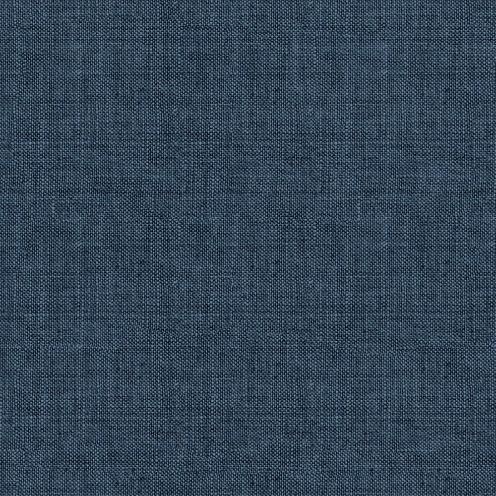 Queen Button Tufted Wingback Linen Upholstered Bed, Blue