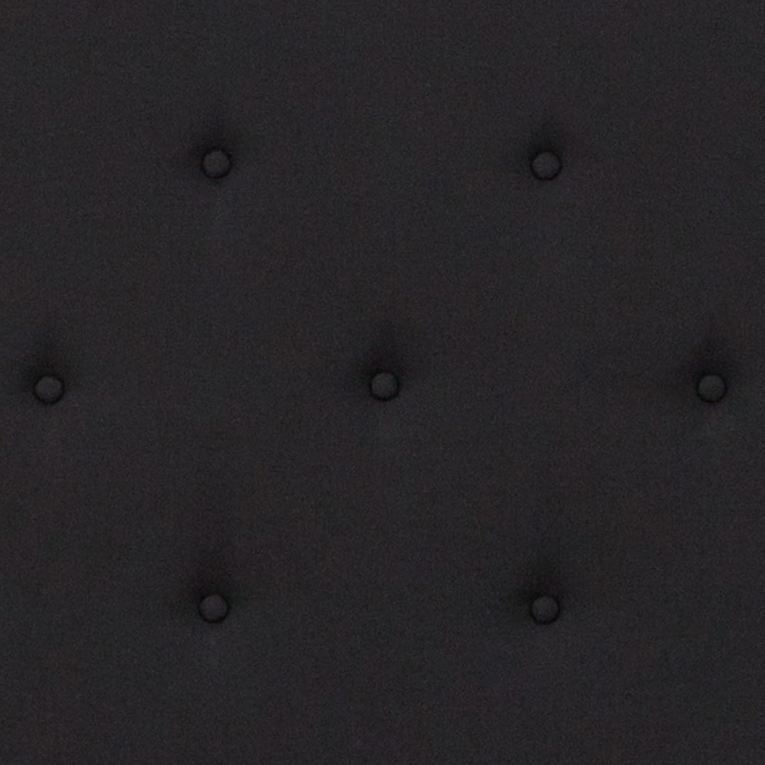 Flash Furniture Roxbury Twin Size Tufted Upholstered Platform Bed in Black Fabric