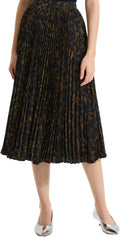 Theory Women's Pleated Midi Skirt