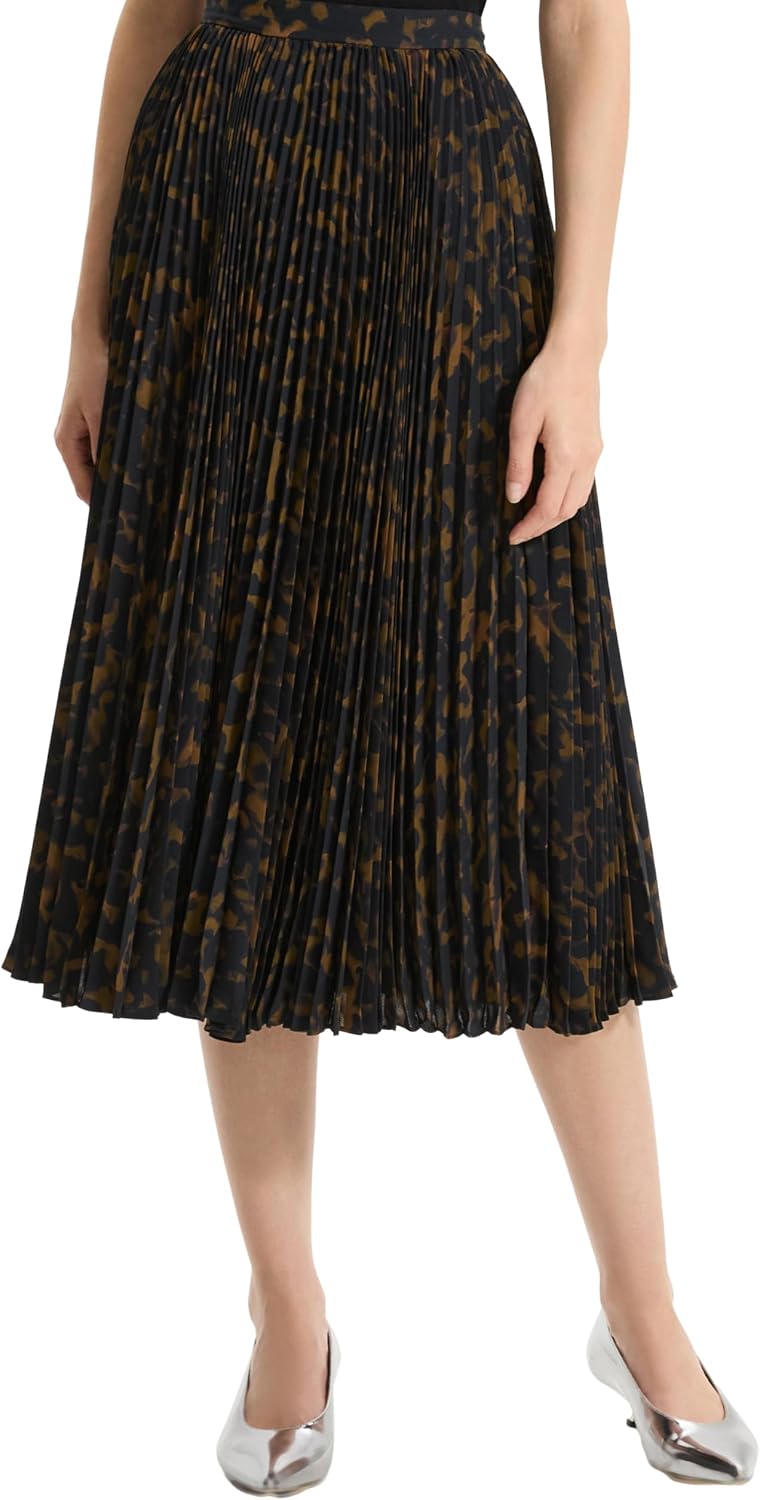 Theory Women's Pleated Midi Skirt