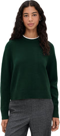 Theory Women's Cropped Crewneck Cashmere Sweater