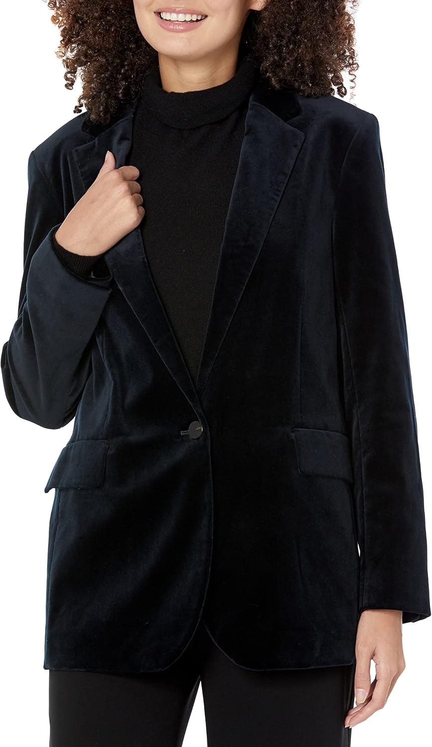 Theory Women's Velvet Casual Blazer