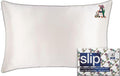 slip The Original Queen Pure Silk Pillow Case - 100% Pure 22 Momme Mulberry Silk - Queen Standard Size - Anti-Aging, Anti-BedHead, Anti-Sleep Crease, Initial Collection: Letter A (20' x 30')