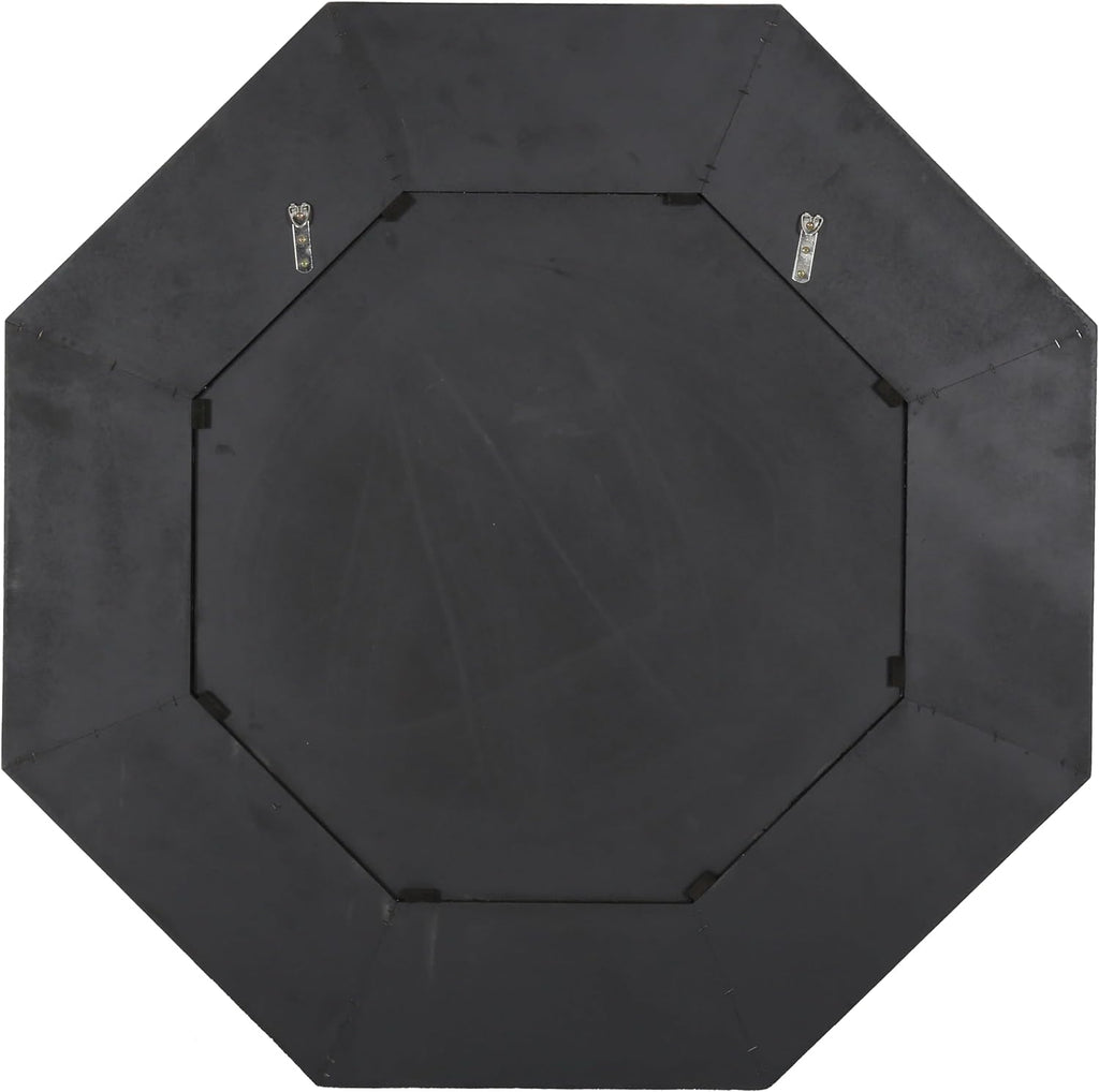 SAFAVIEH Couture Collection - Lacarlo Walnut Wood Octagon Mirror