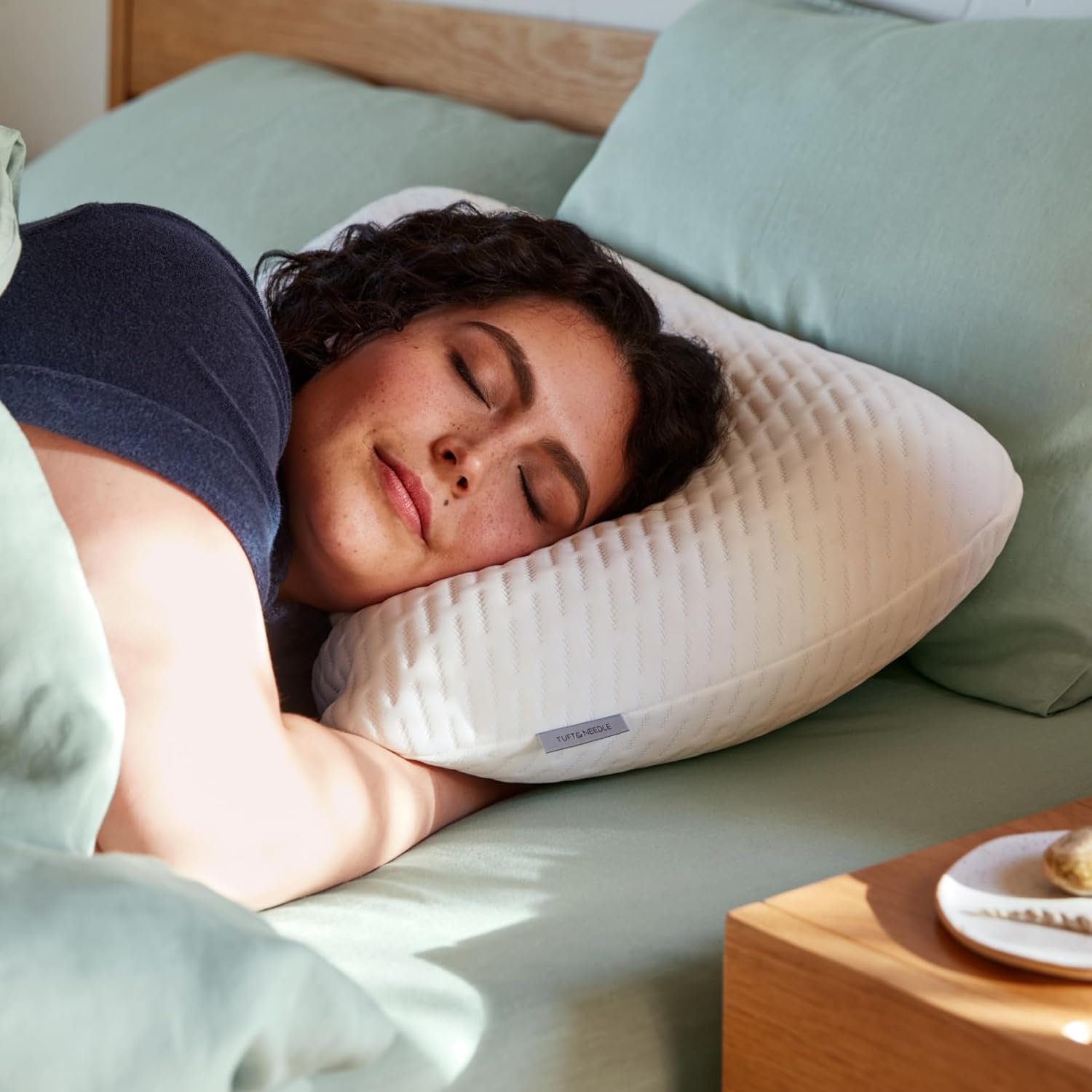 Tuft & Needle Premium Pillow, Standard Size 2-Pack with Adaptive Foam, Supportive and Cool, CertiPUR-US and Greenguard Gold Certified, 3-Year True Warranty