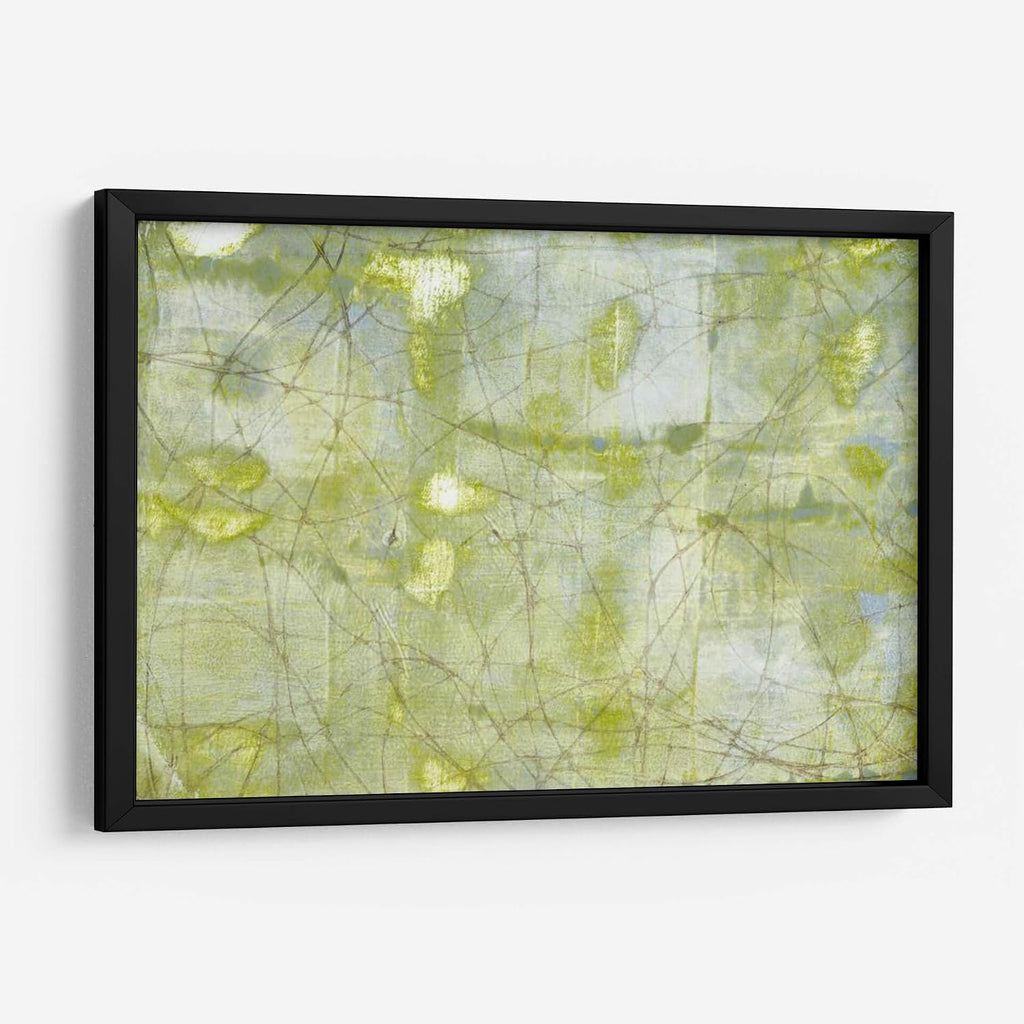 Canvas Lab | String Theory I by Jennifer Goldberger | 29 x 19 in | Fine Art Framed Print, Frame Color: Black | Abstract | Wall Decor for Bedroom, Living Room or Office