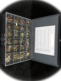Grade 8 NUT Bolt & Washer Assortment KIT Screws 1000 Pieces Multi-Purpose Comprehensive Hardware Fastener Assortment Kit Cit00608Riv