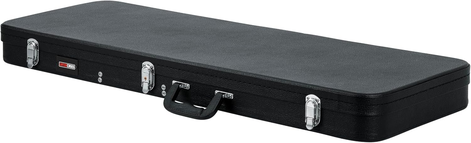 Gator Cases Hard-Shell Wood Case for Wide Body Electric Guitars; Fits PRS Style Guitars and More (GWE-ELEC-WIDE)