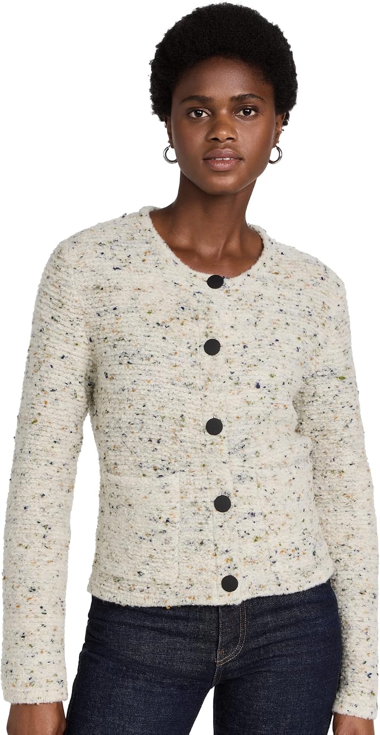 Theory Women's Tweed Boucle Cardigan
