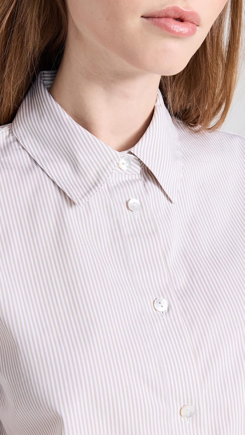 Theory Women's Crop Classic Shirt
