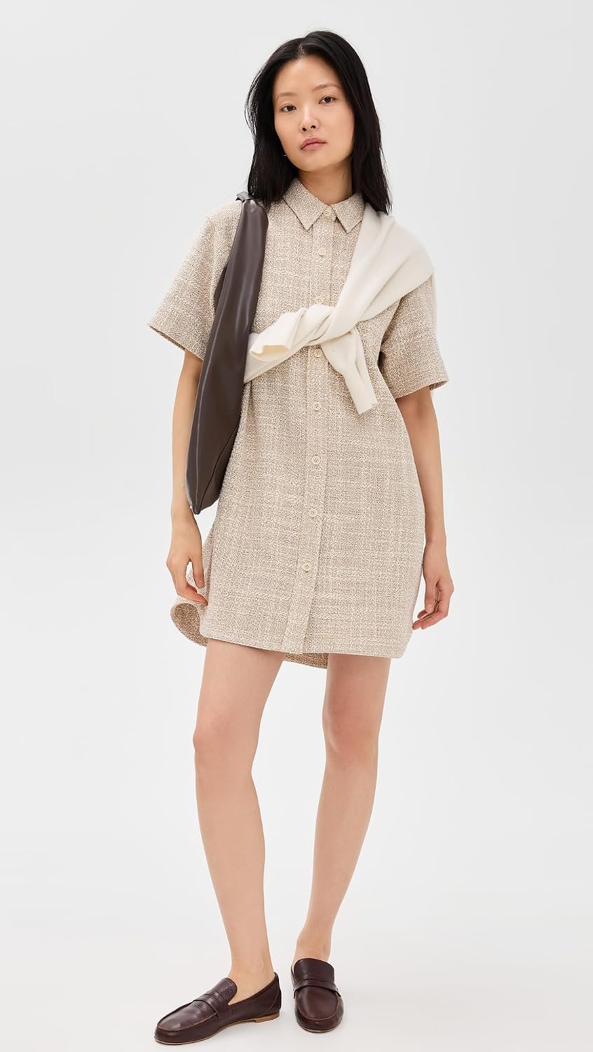 Theory Women's Easy Mini Shirt Dress