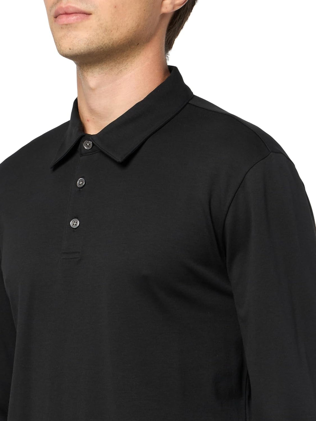 Theory Men's Polo Long Sleeve in Clinton Knit