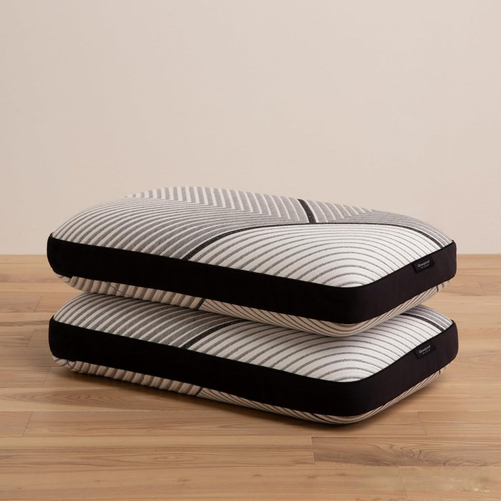 Beautyrest Black Luxury Foam Pillow - Queen Size - Medium Firm Feel - Containing Breathable and Pressure Relieving Premium Memory Foam that Utilizes Plant Based Cooling Technology