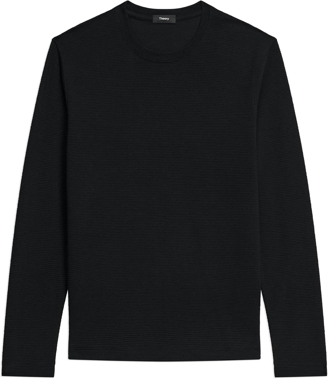 Theory Men's Delroy Tee Long Sleeve in Studio Jacquard