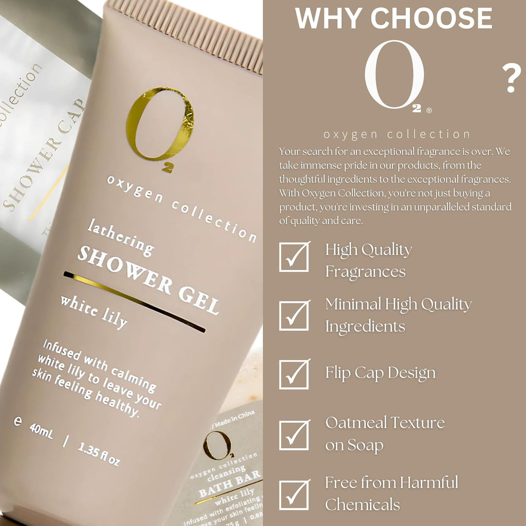 O2 Oxygen 300Pcs/22ml Travel Size Mini Shampoo and Conditioner Sets Body Wash Lotion & Soap,Hotel Toiletries,Bulk Set For Guest,Air Bnb Essentials for Guests,Amenity Kit For Hosts Bathroom