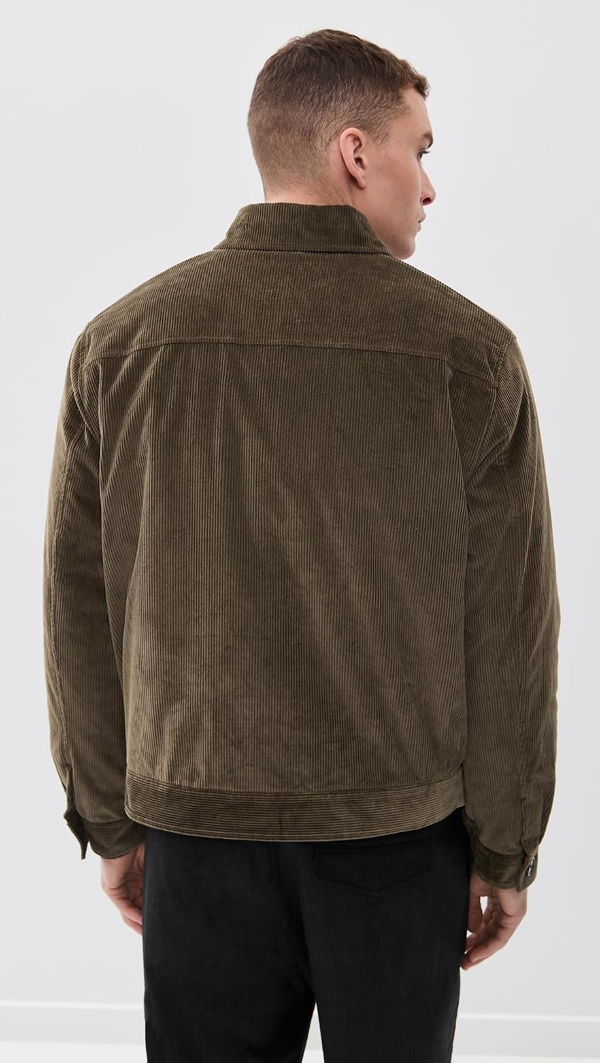 Theory Men's SC Patch Pocket Jacket in Crosby Corduroy