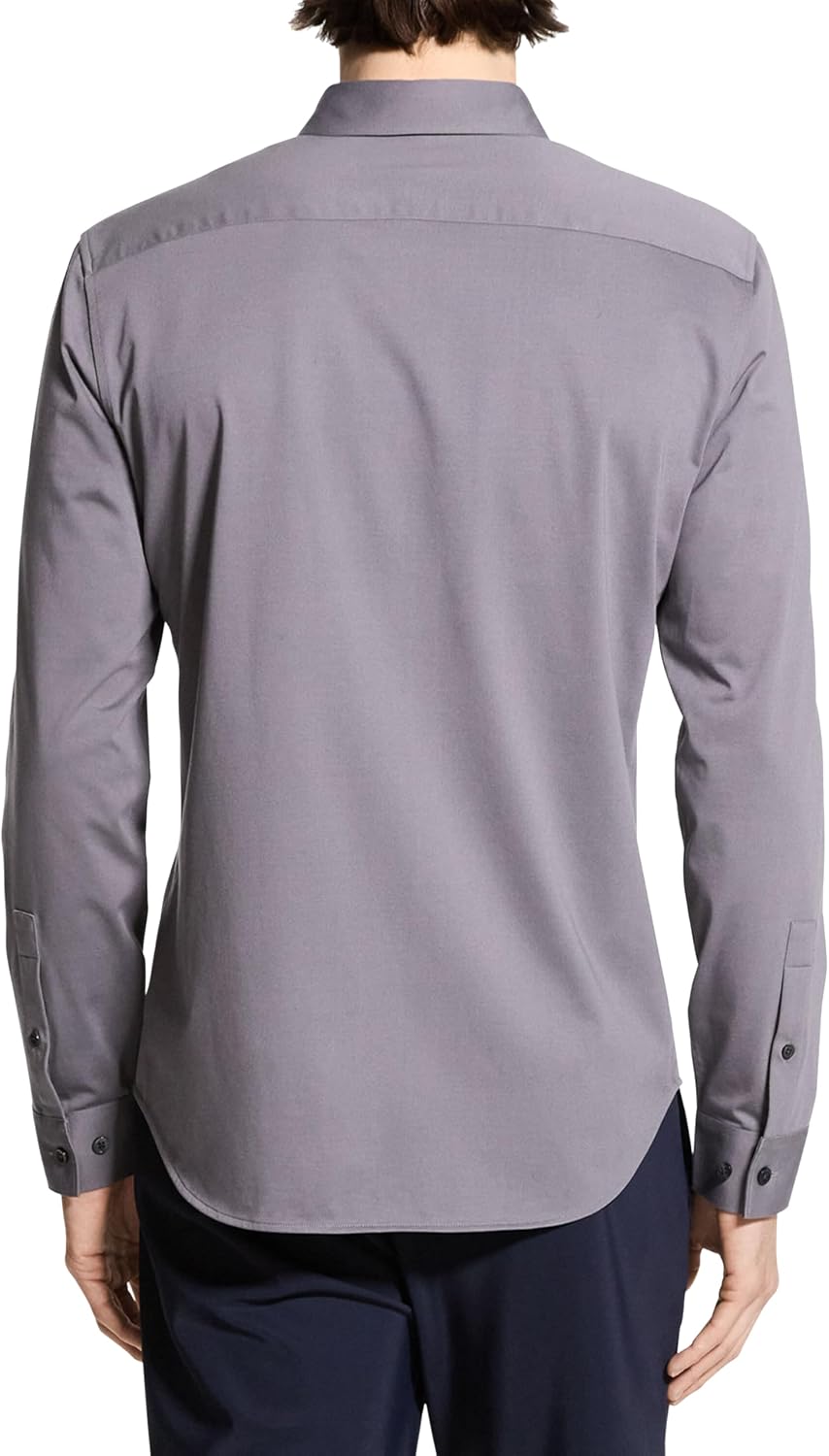 Theory Men's Sylvain Shirt in Structure Knit