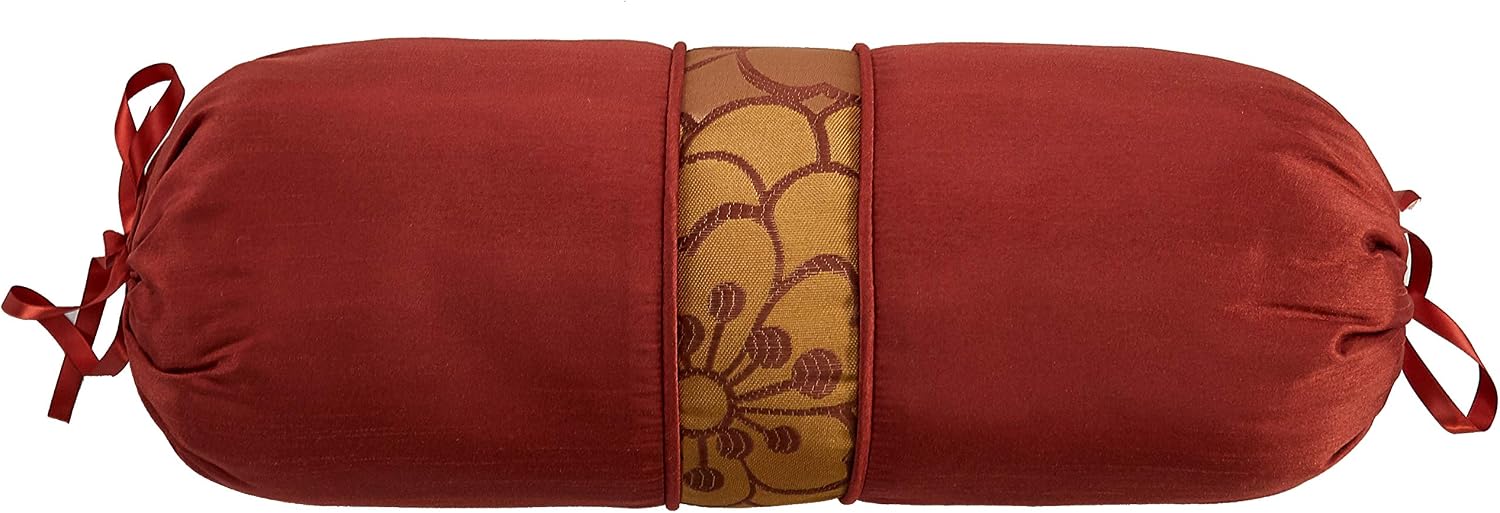Stratford Park Red/Brown Comforter Sets King Size, 7 Piece, Home Decor, Premium Lightweight Microfiber, All Season Bedding Set, Matching Bedskirt, Pillows & Shams