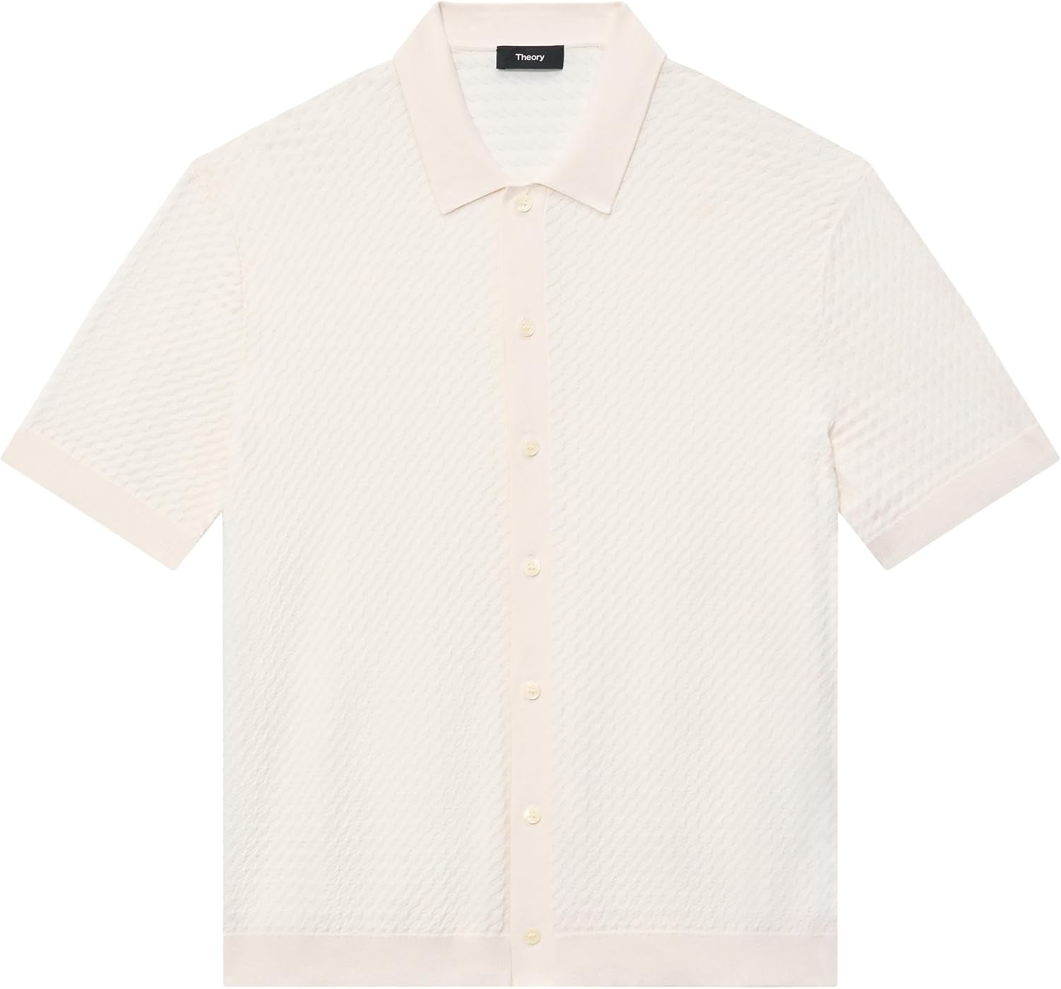 Theory Men's Cairn Short Sleeve Shirt in Cotton
