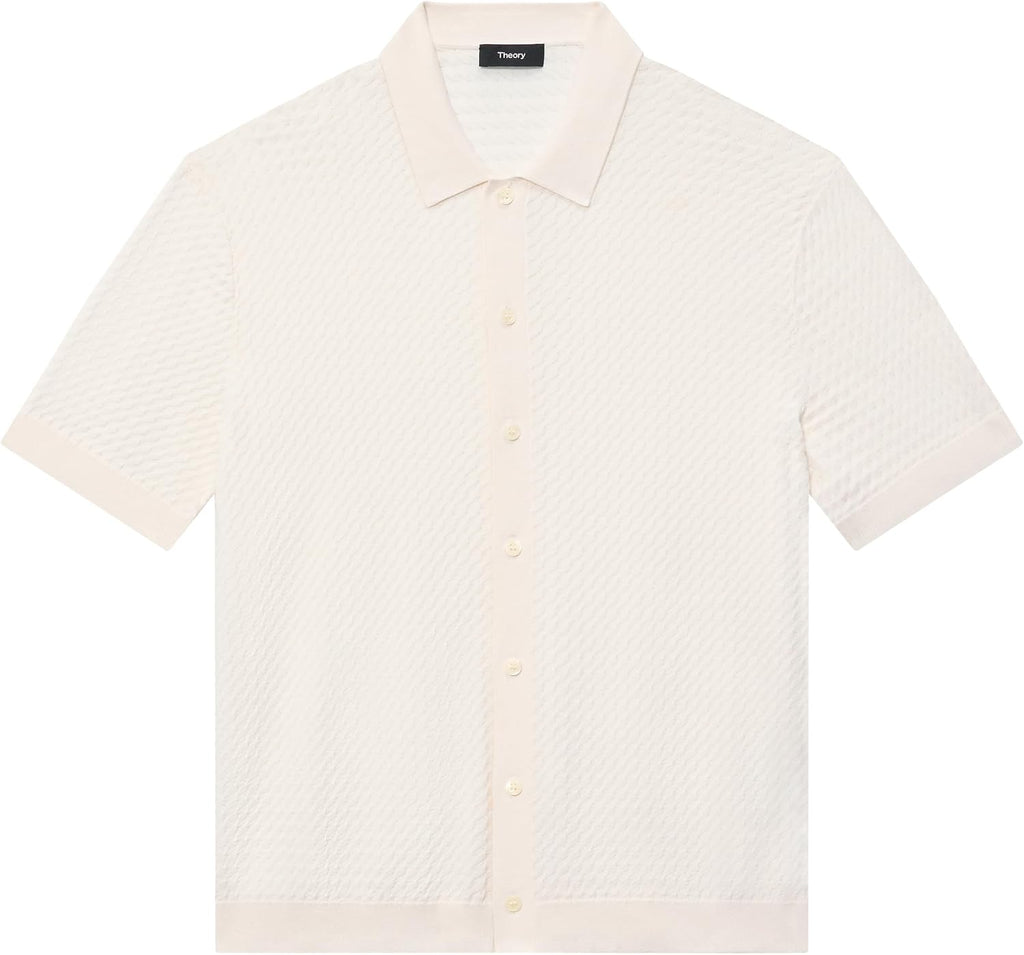 Theory Men's Cairn Short Sleeve Shirt in Cotton