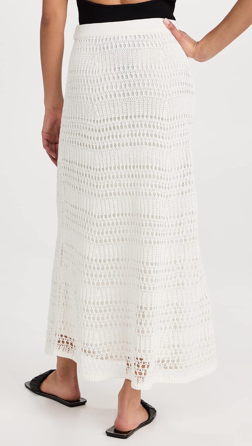 Theory Women's Lace Knit Skirt