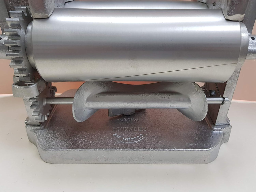 Made in Mexico Manual Corn Tortilla Maker GONZALEZ Maquina Tortilladora Aluminum 5.5' Automatic Cutting Machine
