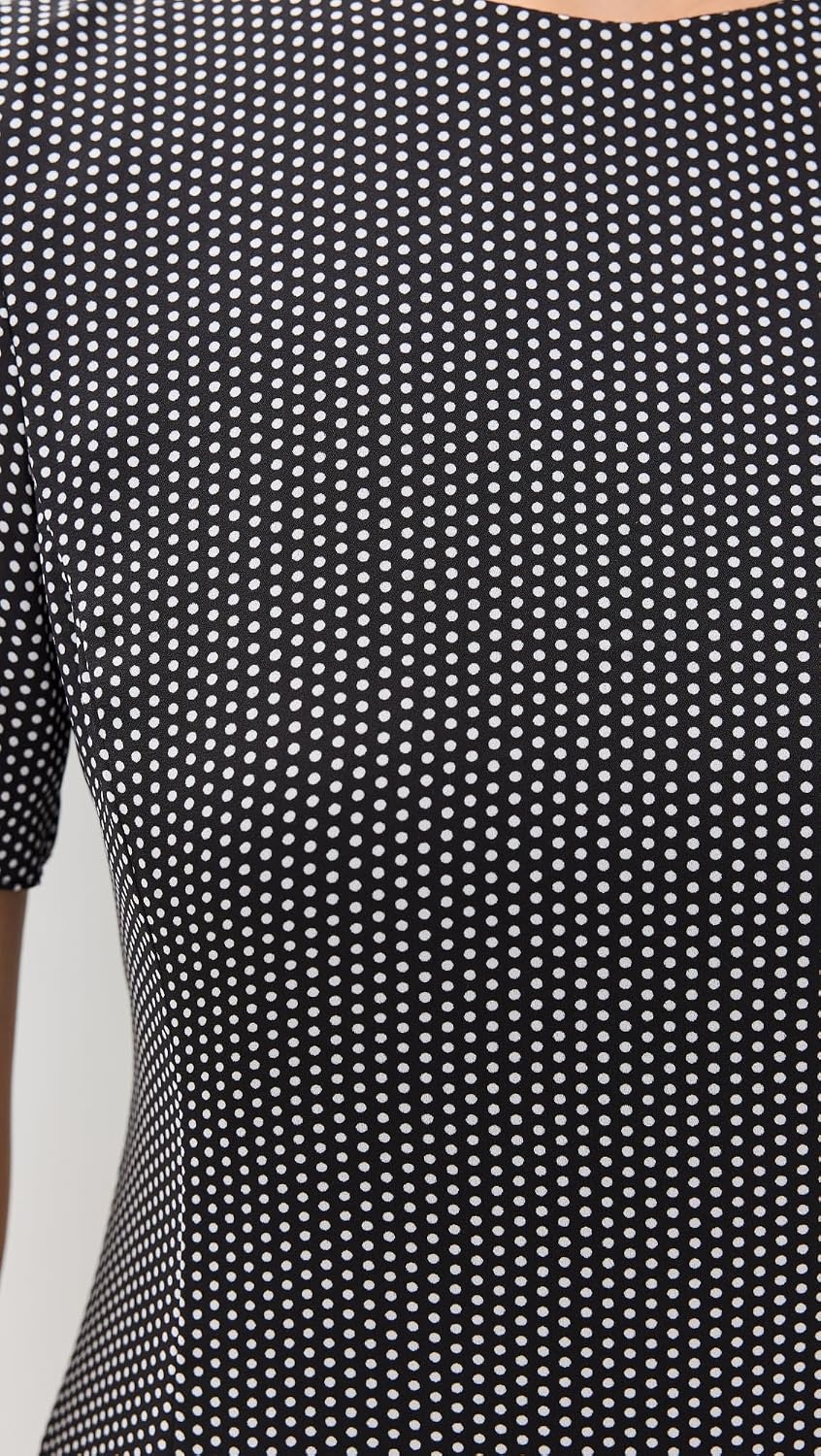 Theory Women's Short Sleeve Flare Midi Dress